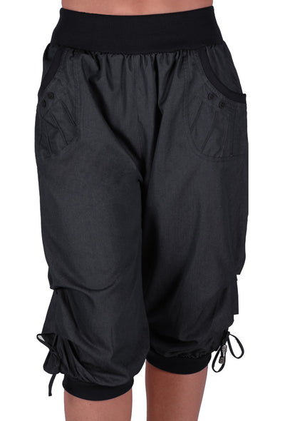 URBAN STITCH Cropped Trousers for Women UK Ladies Capri Summer Pants  Stretch 3/4 Length Crop Cut Off Three Quarter Elasticated Short (22 -  ShopStyle