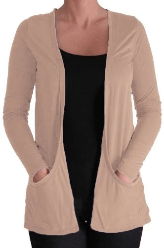 Lightweight waterfall cheap cardigan